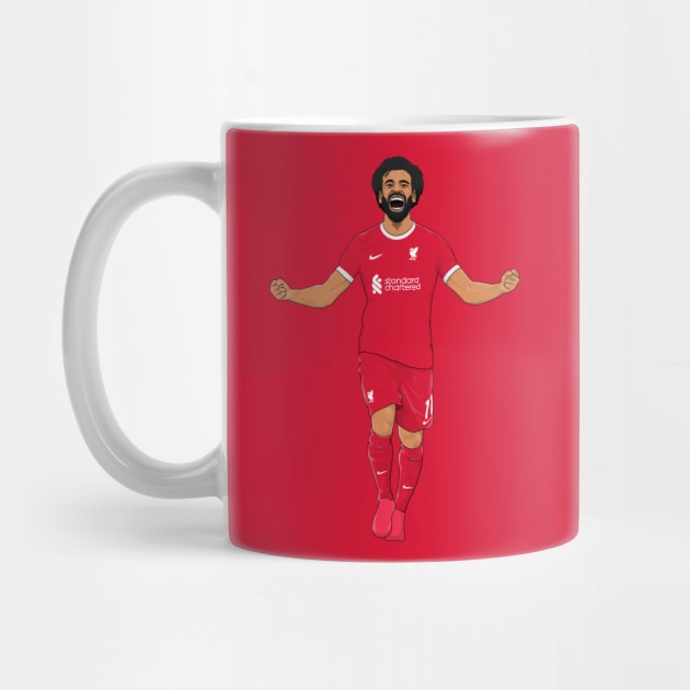 Mo Salah Liverpool Football Playrt by Footie Prints